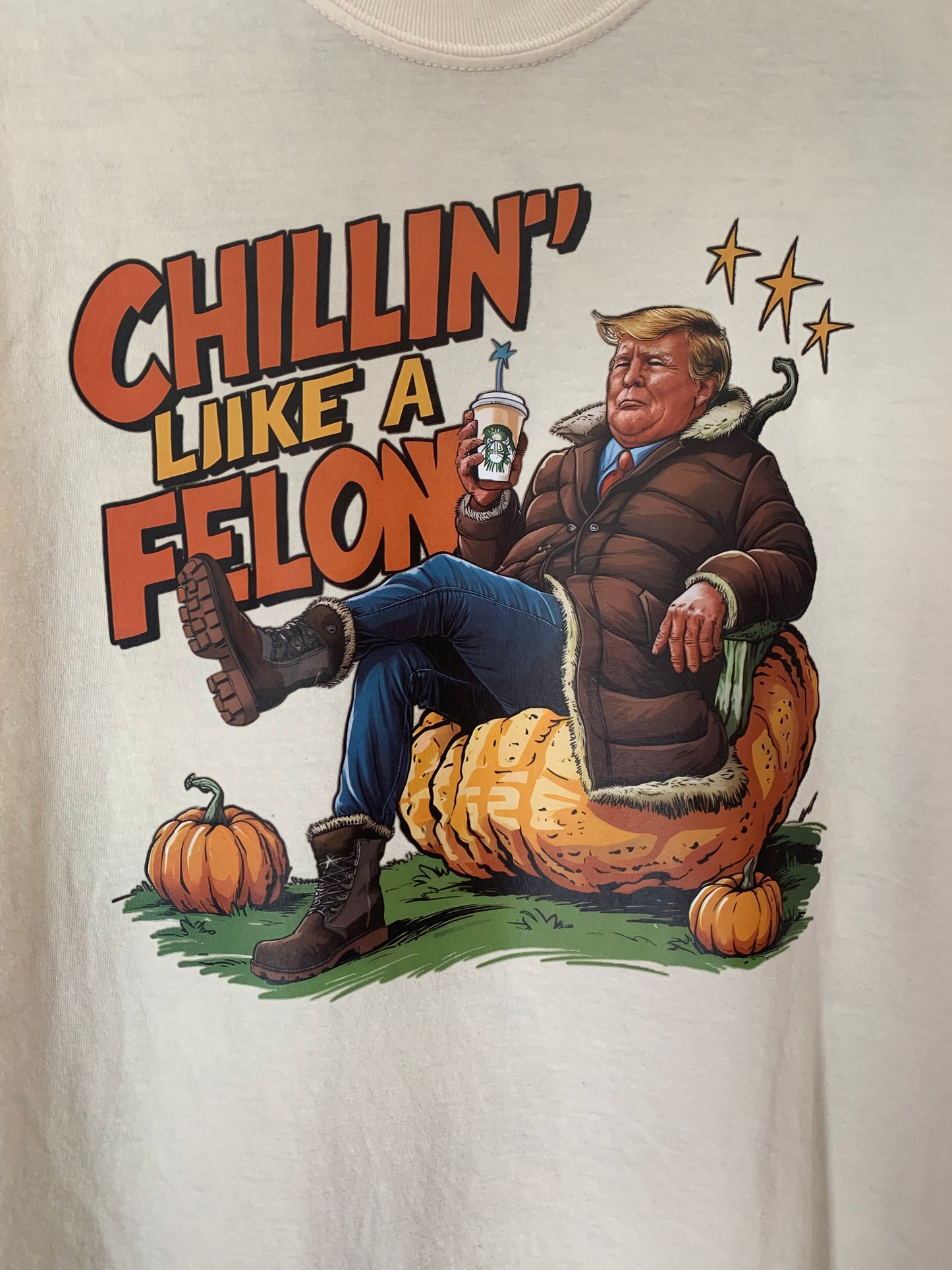 Chillin like a felon - Trump