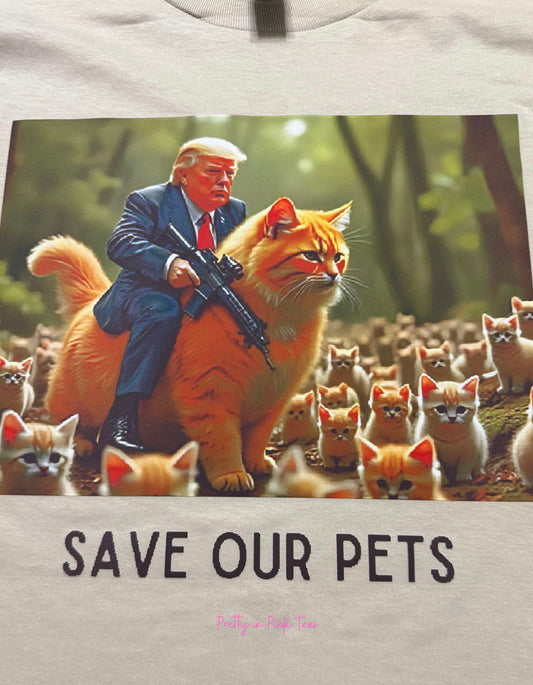 Plus Size Trump- cats save our pets